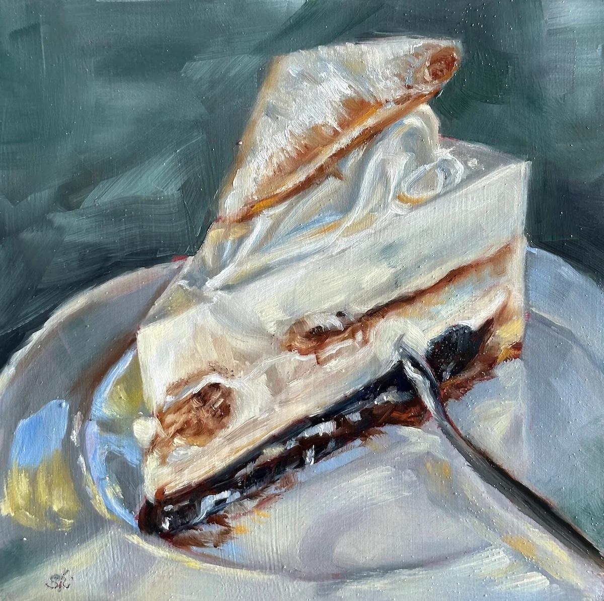 Gebäck-Ölgemälde von Sabine Kunze