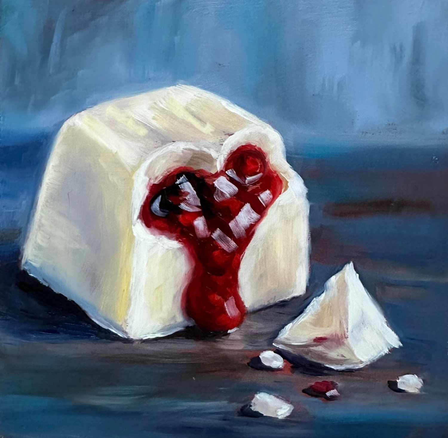 Gebäck-Ölgemälde von Sabine Kunze